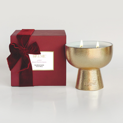 Gold Holiday Candle | Joy