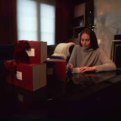 Gold Holiday Candle | Joy