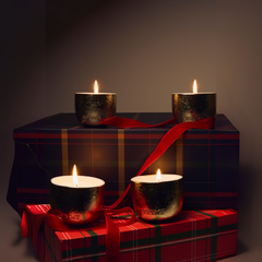 Gold Holiday Votives