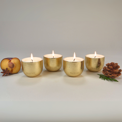 Gold Holiday Votives