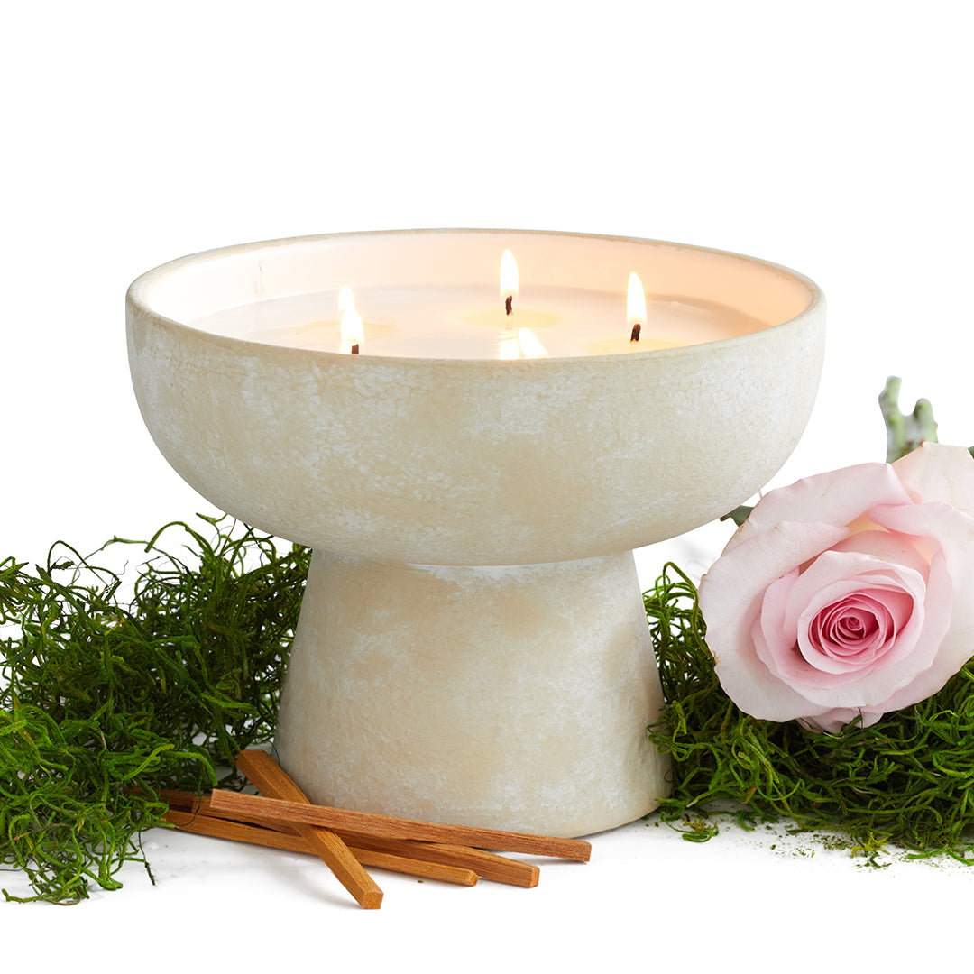 Romance Refillable Ceramic Candle 5 Wicks Large