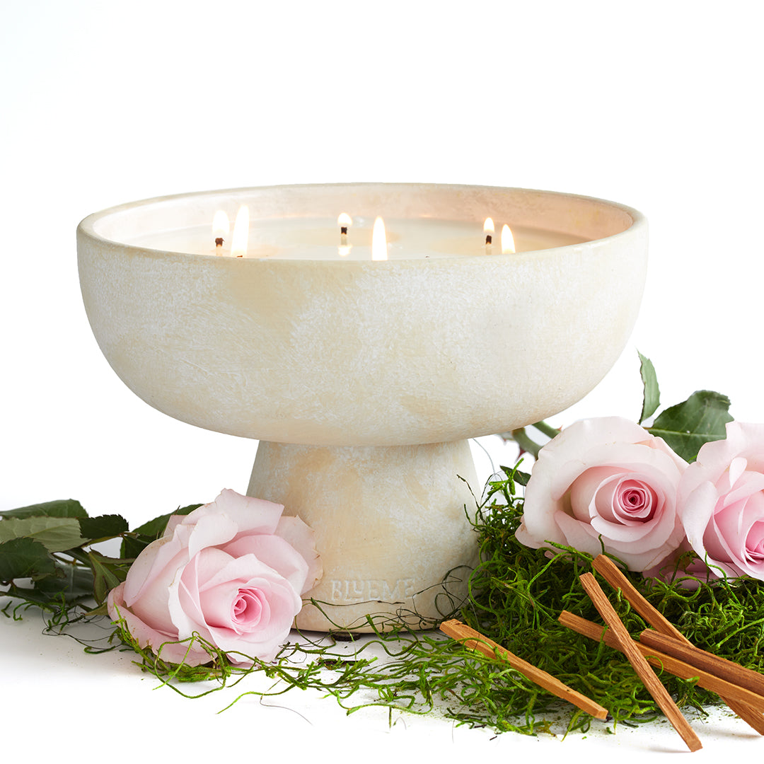 Romance Refillable Ceramic Candle 6 Wicks Giant