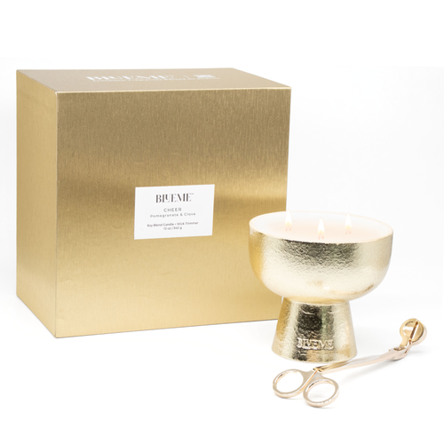 Cheer Holiday Gold Candle and Wick Trimmer - Featured in NYMAG