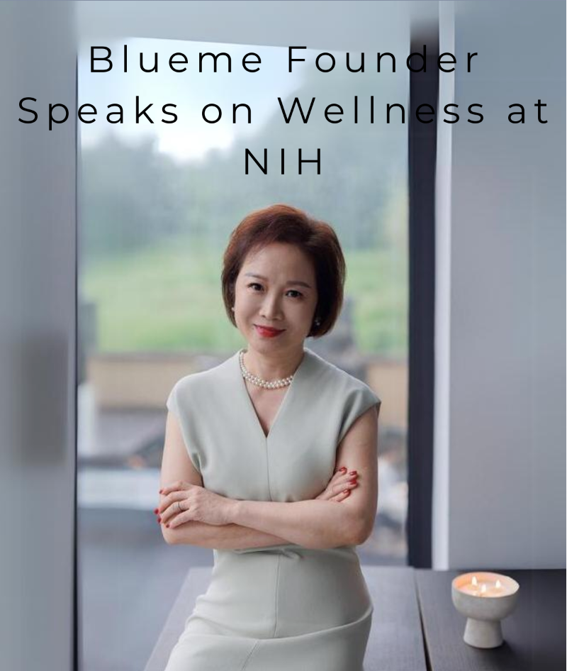Blueme Founder Speaks on Wellness at NIH