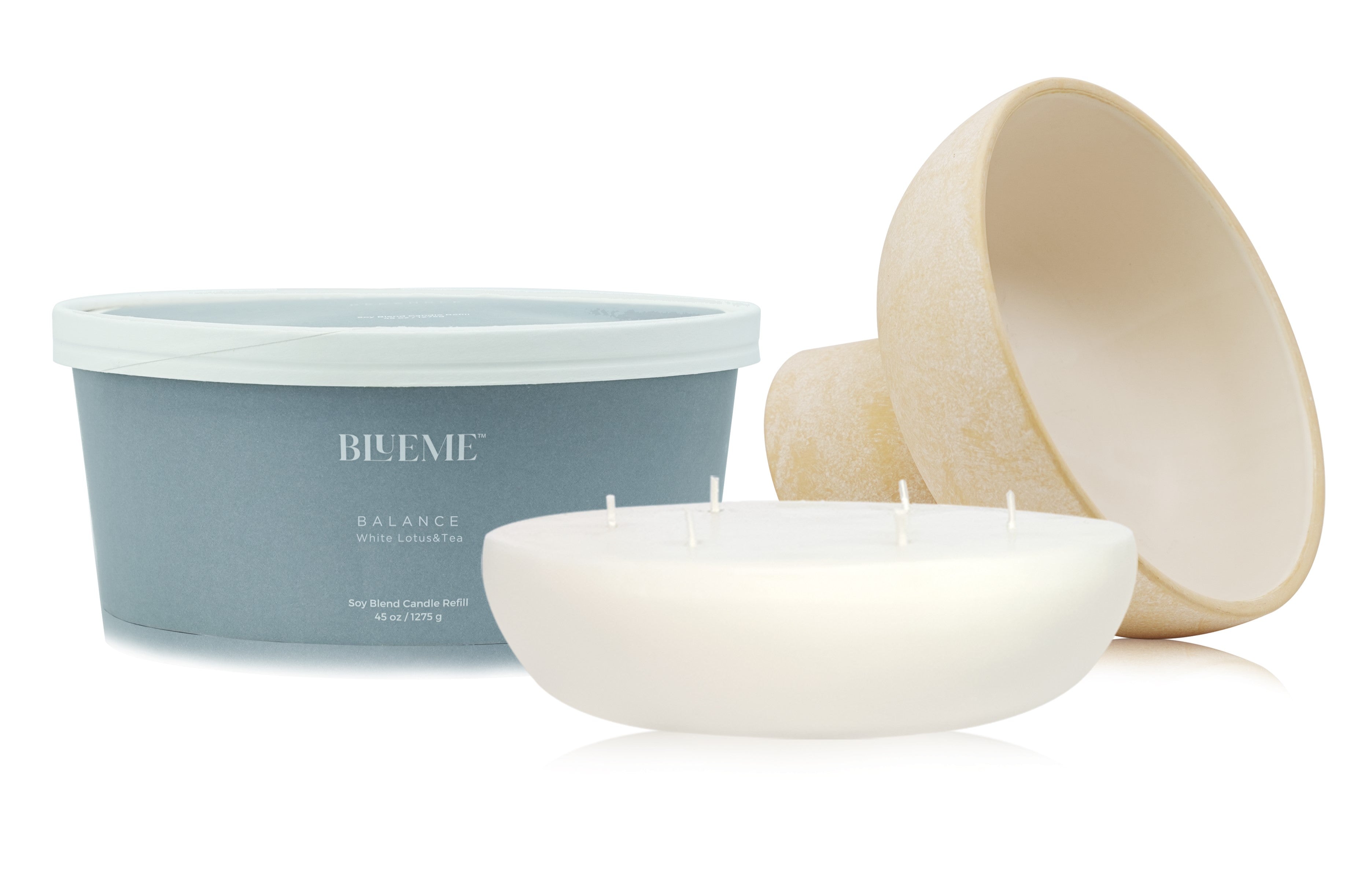 Balance Recandle - Wax Refill - White Lotus & Tea