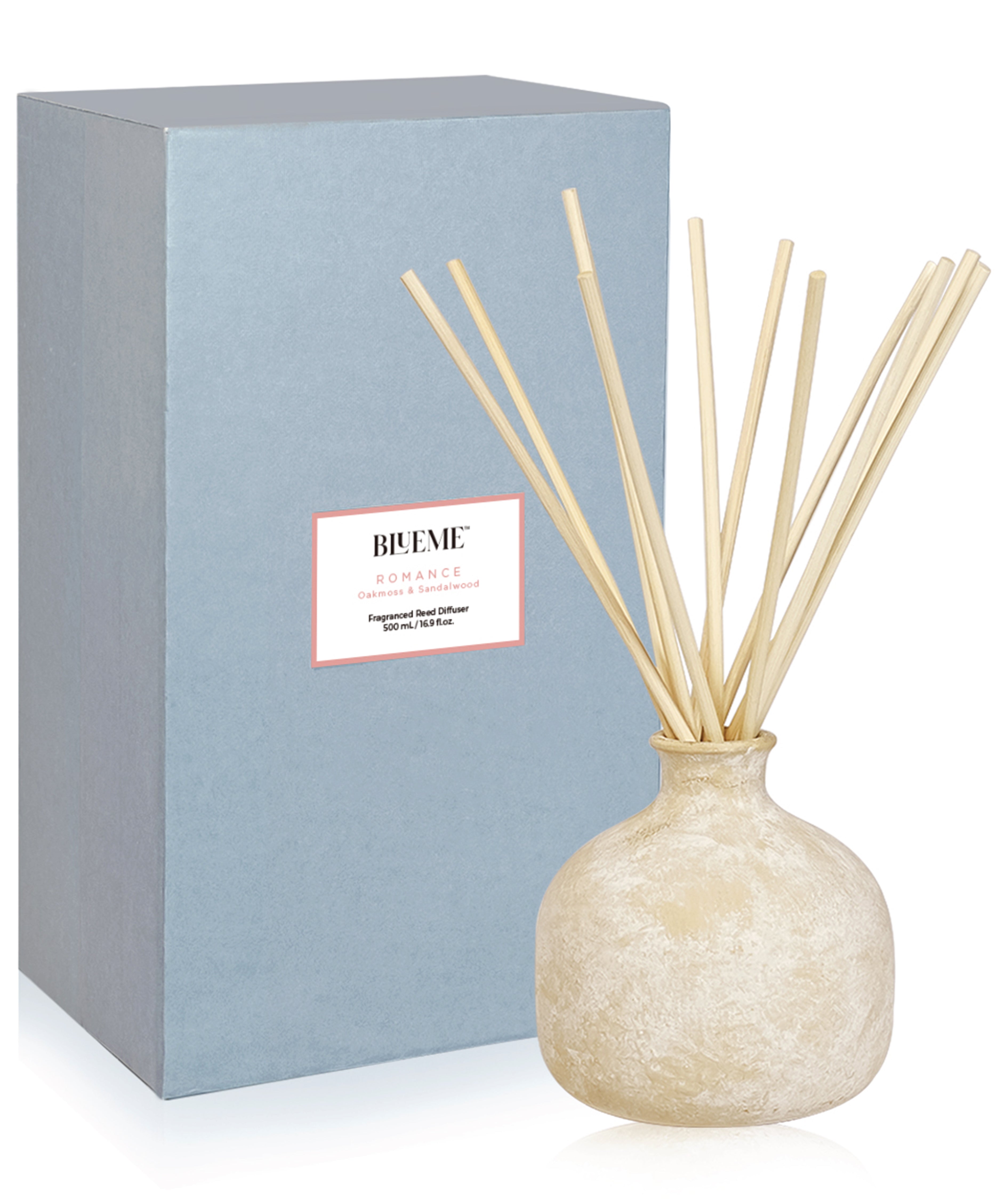 Romance - Ceramic Refillable Diffuser - Oakmoss & Sandalwood