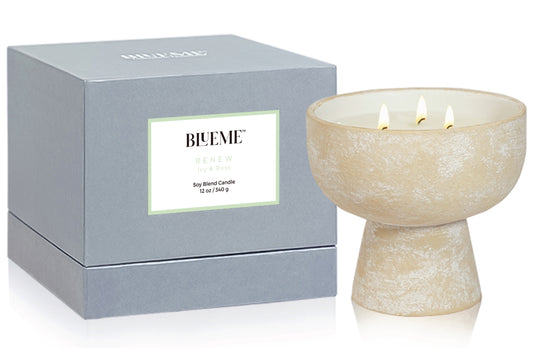 Renew - Ceramic Refillable Candle - Ivy & Rose