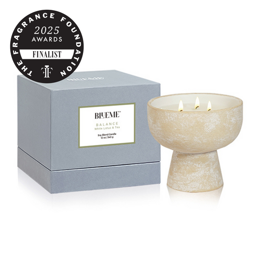 Balance - Ceramic Refillable Candle - White Lotus & Tea