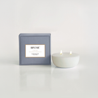 Ceramic Candle wax refill, Calm Osmanthus & Sandalwood, 2 wick Refillable, Calm Collection