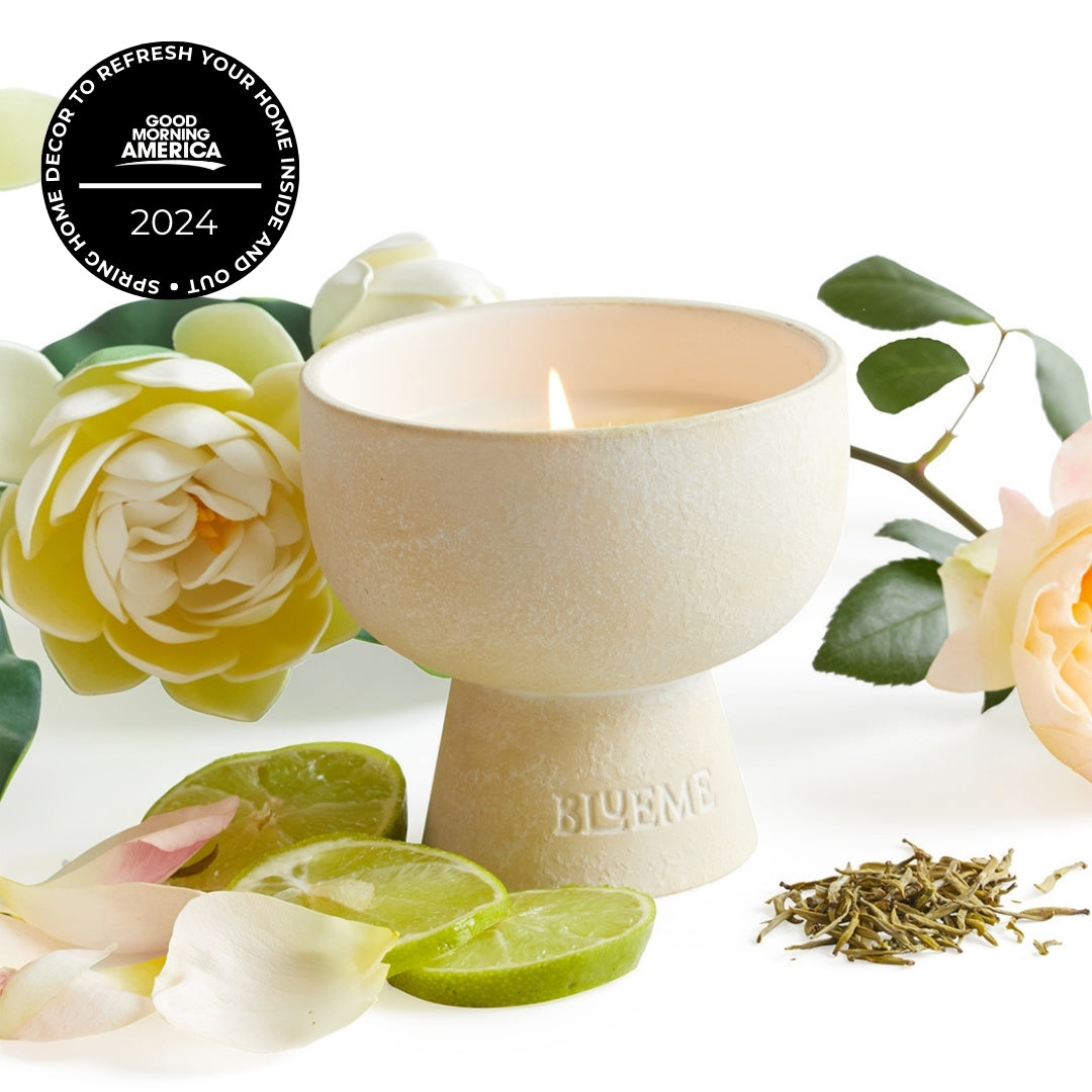 Balance - Ceramic Refillable Candle - White Lotus & Tea