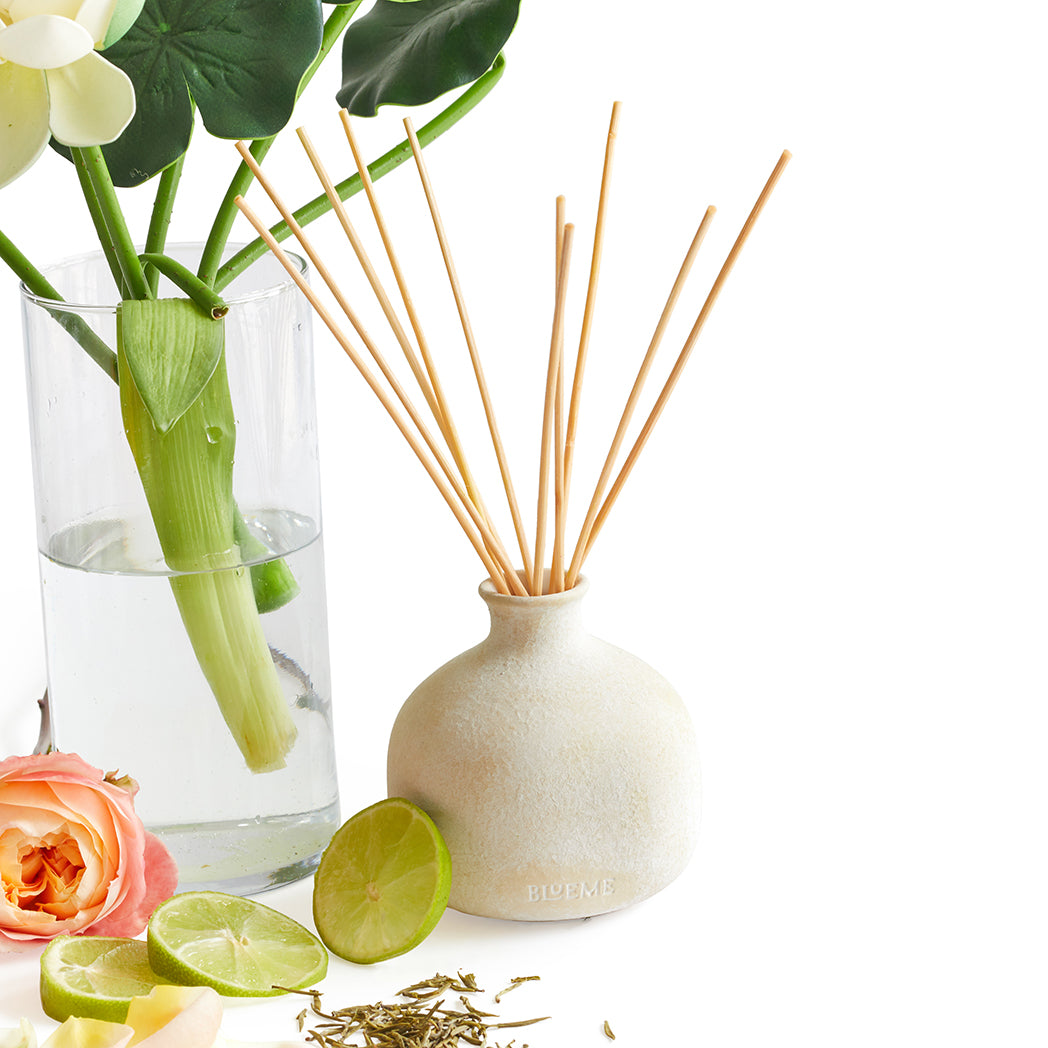 Balance - Ceramic Refillable Diffuser - White Lotus & Tea – Blueme