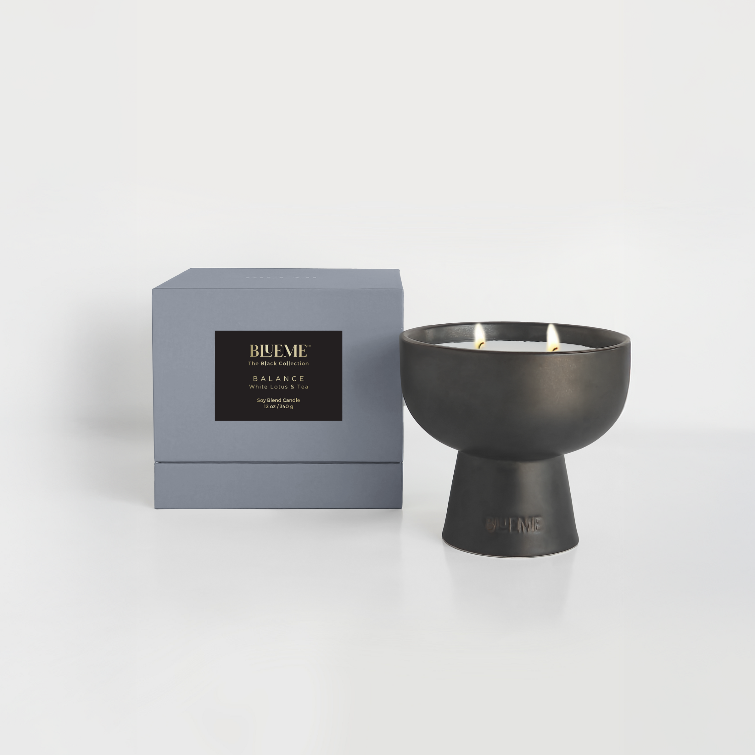 Black Ceramic Collection | Balance Candle