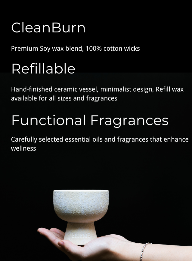 CleanBurn, Refillable, Functional Fragrances 