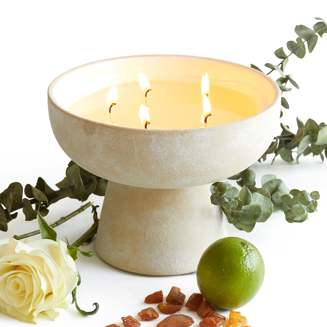 Focus Refillable Ceramic Candle 5 Wicks Large