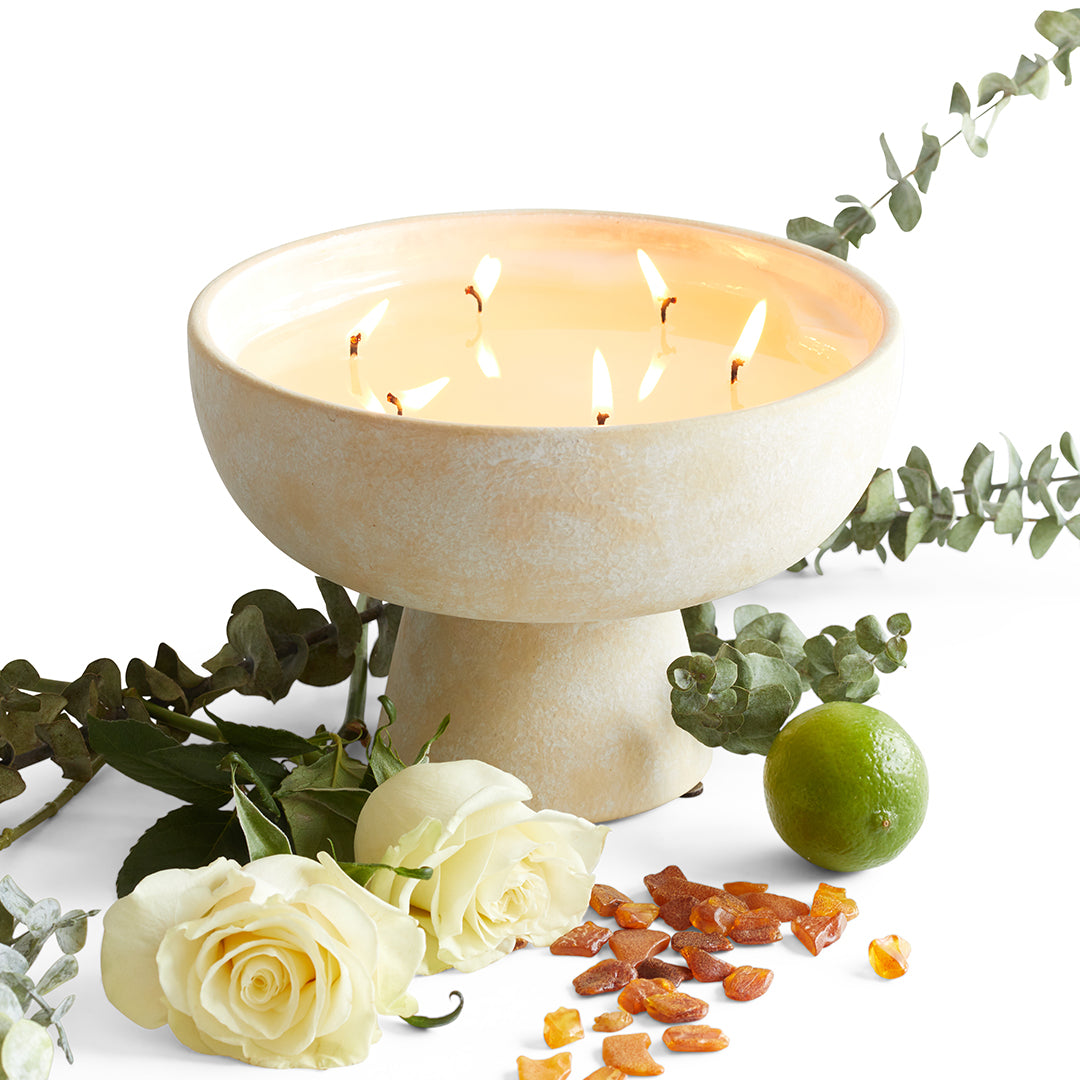 Focus Refillable Ceramic Candle 6 Wicks Giant