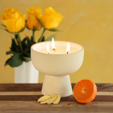 Happiness - Ceramic Refillable Candle - Yuzu & Ginger