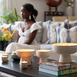 Happiness - Ceramic Refillable Candle - Yuzu & Ginger