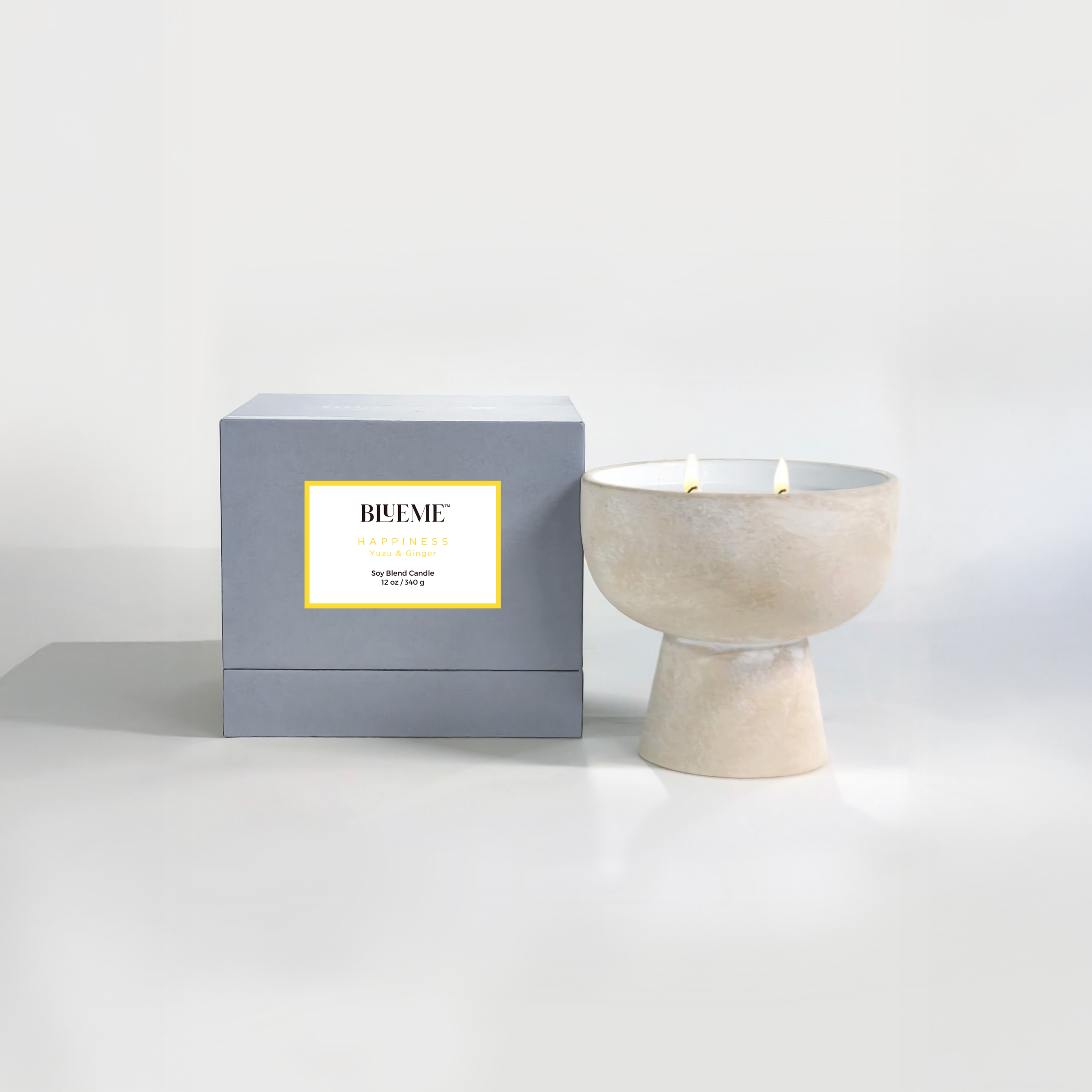 Ceramic Candle | Happiness