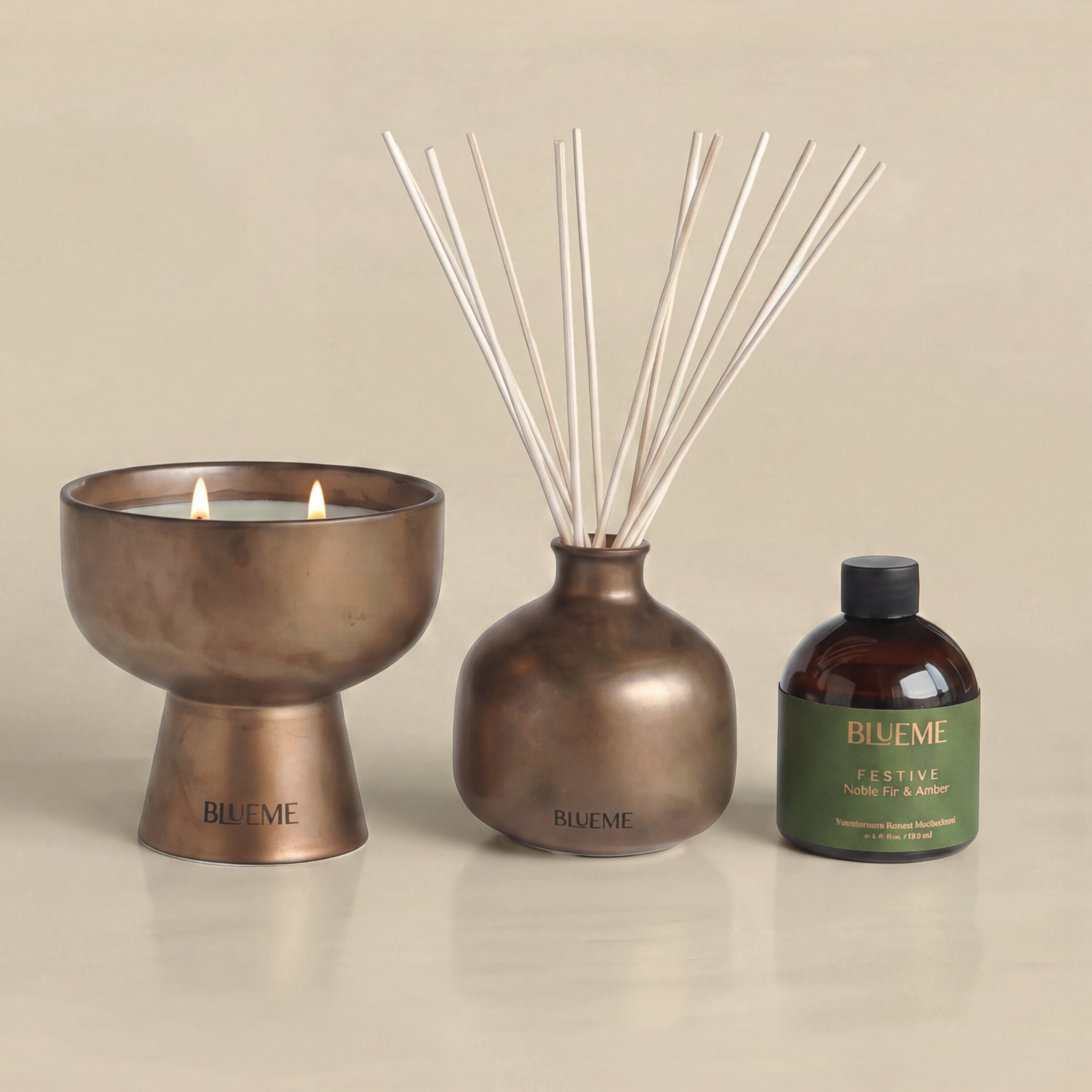 Holiday Candle & Diffuser Set | Festive