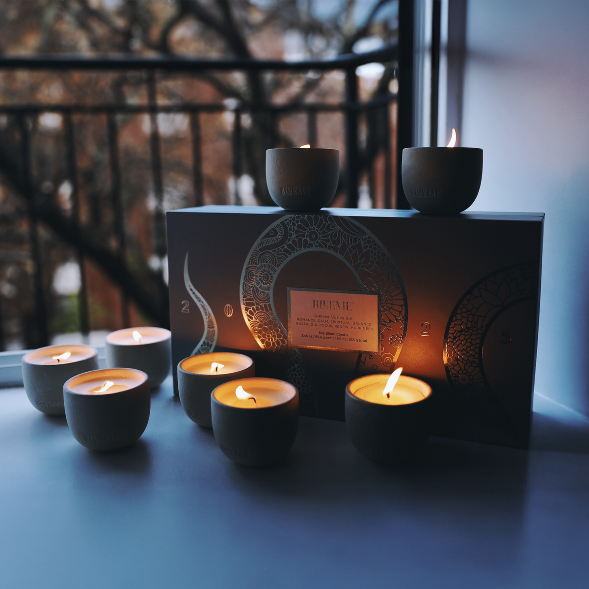 2025 Lunar New Year Collection - Year of the Snake | 8-Piece Travel Votive Candle Set