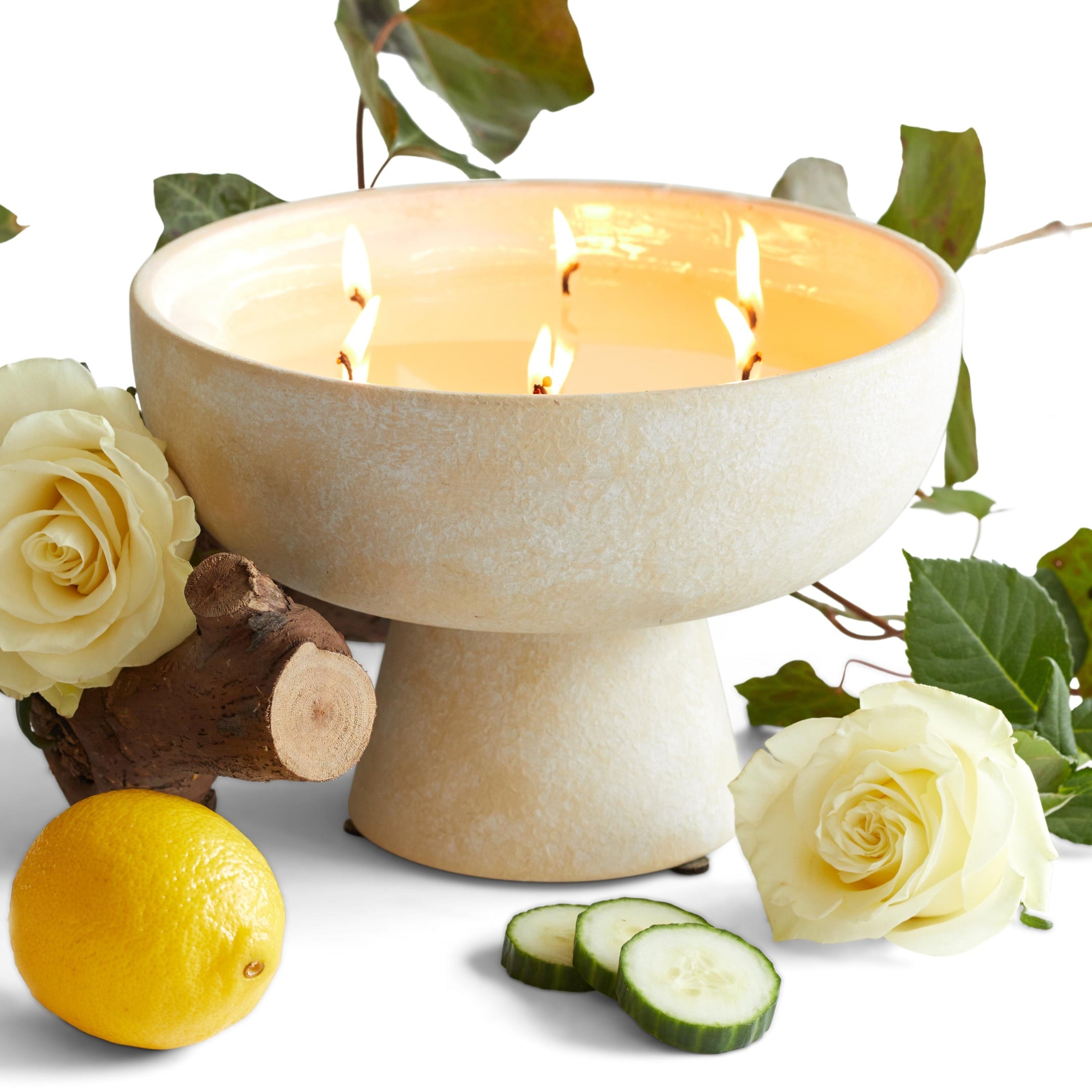 Renew - Ceramic Refillable Candle - Ivy & Rose