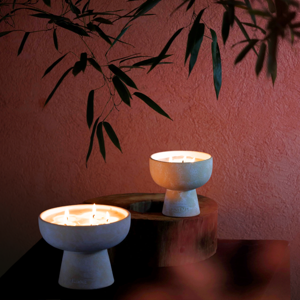 Romance - Ceramic Refillable Candle - Oakmoss Sandalwood