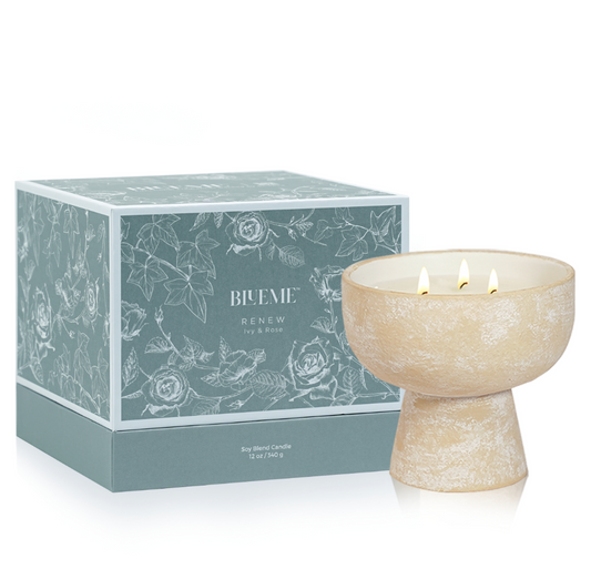 Mother's Day Renew Ceramic Refillable Candle Ivy & Rose