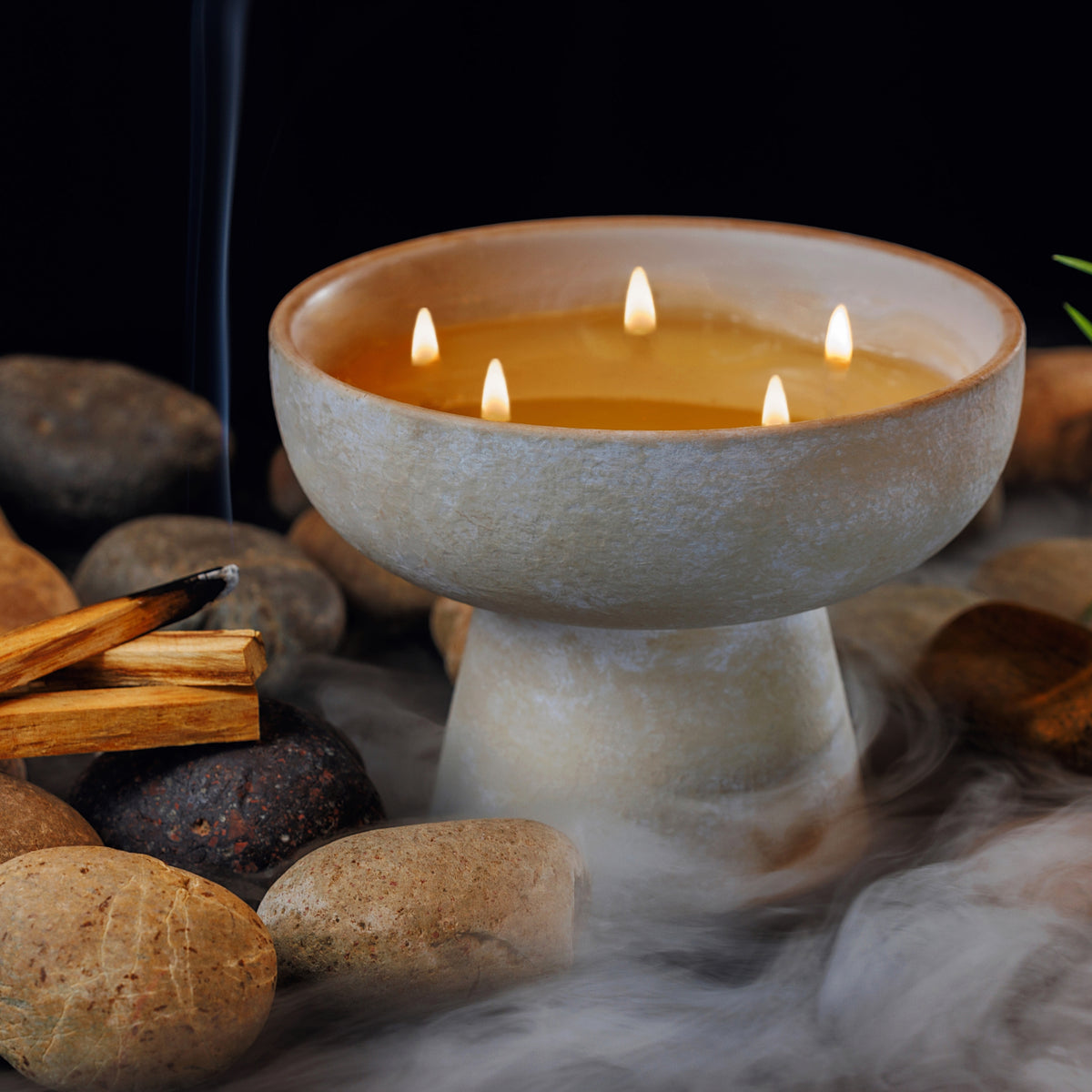 Spiritual - Ceramic Refillable Candle - Palo Santo & Vetiver