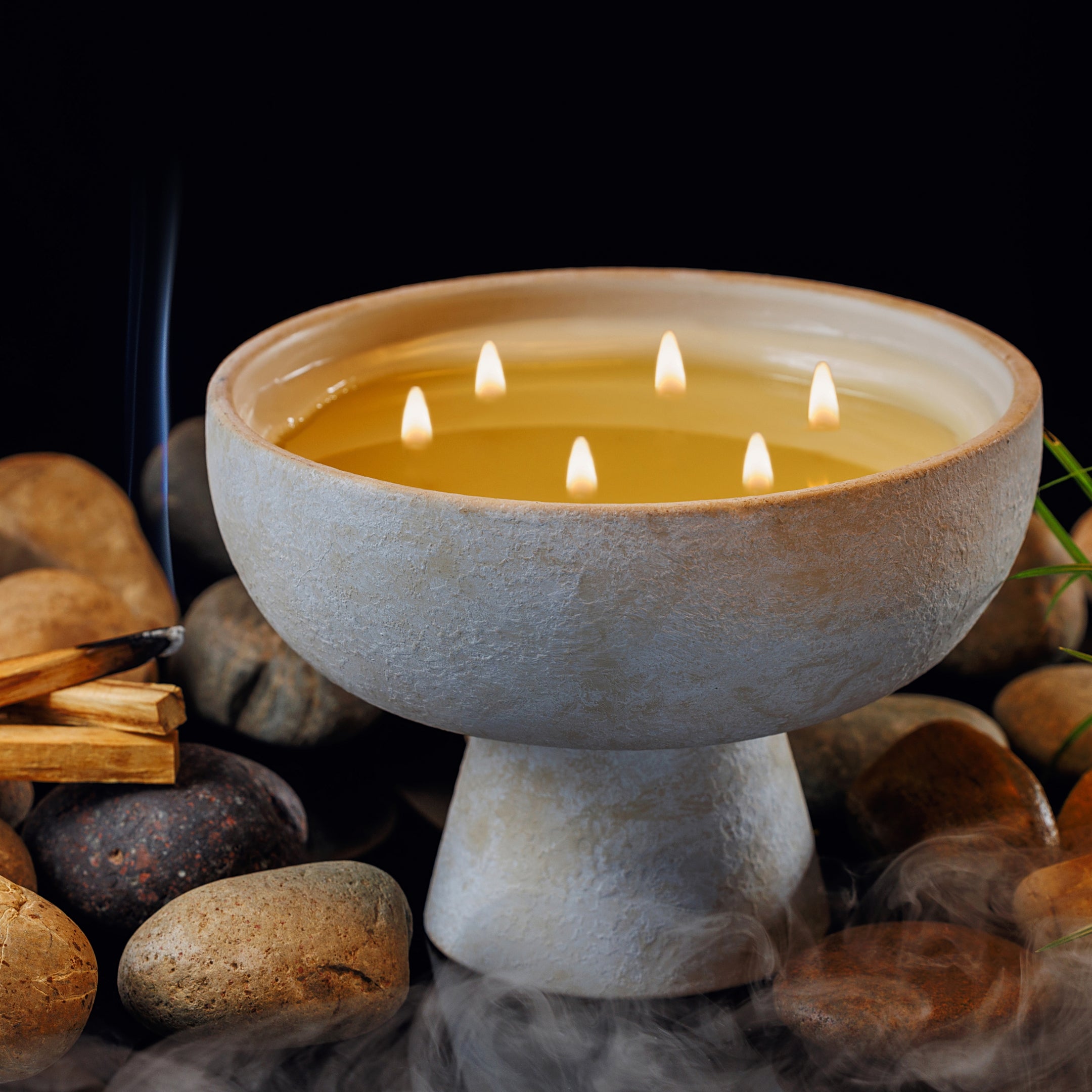 Spiritual - Ceramic Refillable Candle - Palo Santo & Vetiver