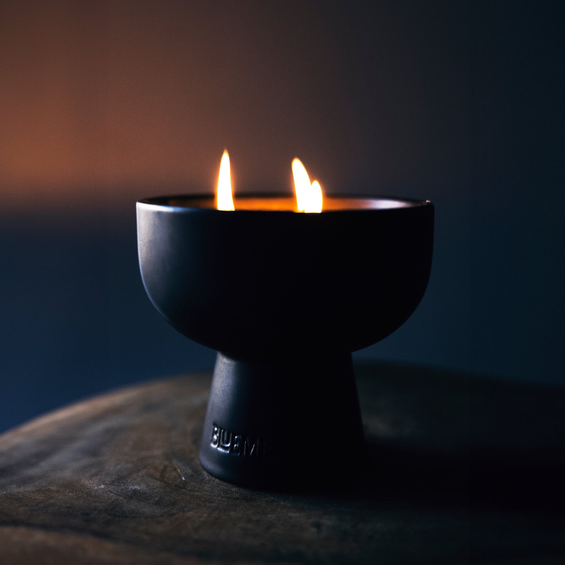 Black Ceramic Candle Set | Romance
