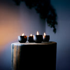 Black Ceramic Candle | Votives