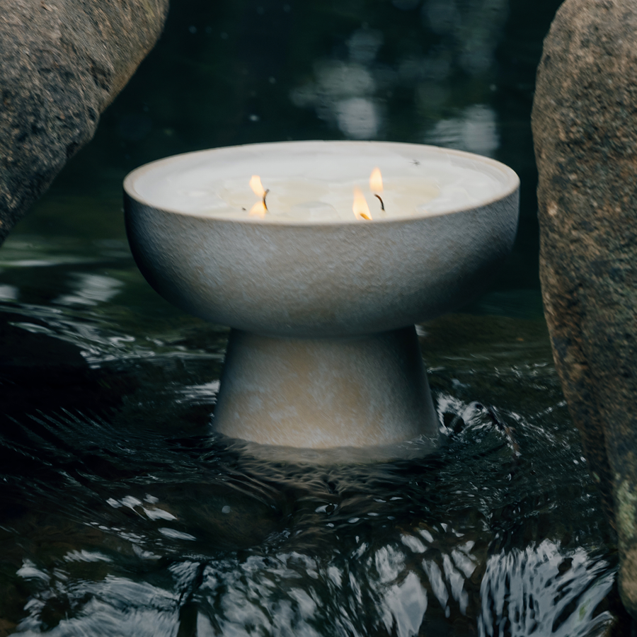 Refillable Ceramic Candle